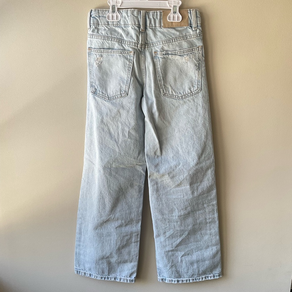 Zara Ripped Wide Leg Jeans - Picture 2 of 8